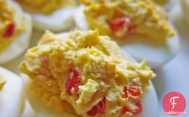 Pimento Cheese Deviled Eggs