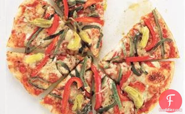Spicy Three-pepper Pizza Recipe