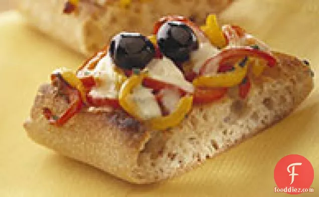 Mozzarella & Pepper Bruschetta