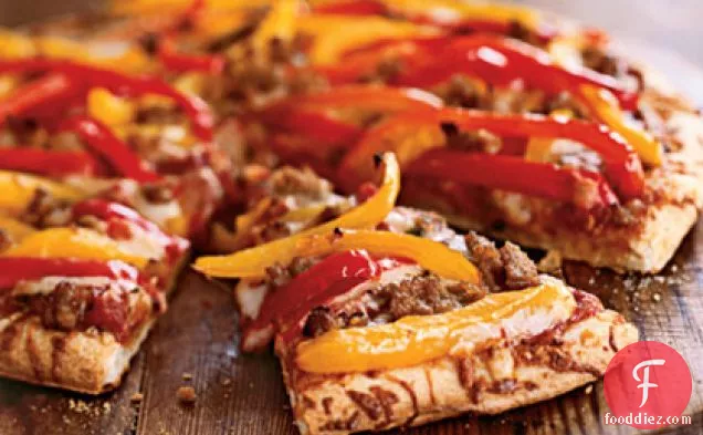 Sausage and Pepper Pizza