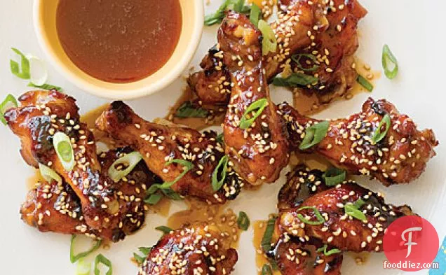 Honey-Sesame Grilled Chicken Wings