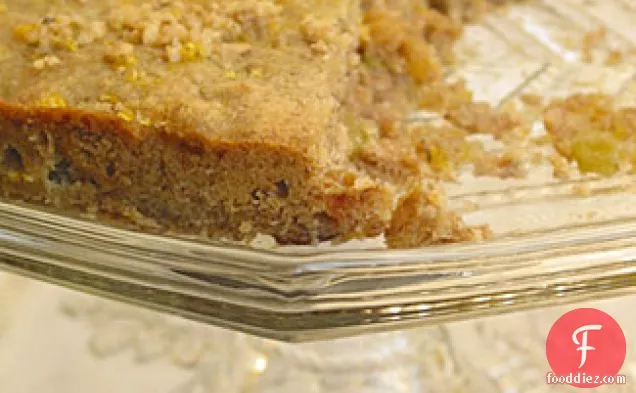 Meyer Lemon And Walnut Cake With Honey Syrup