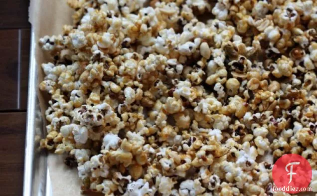Sweet And Salty Popcorn With Orange Blossom Honey