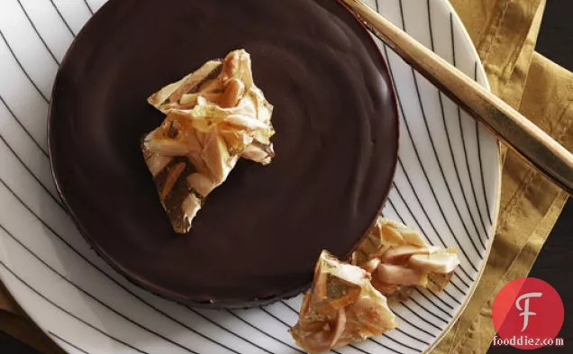 Chocolate Honey Almond Tarts