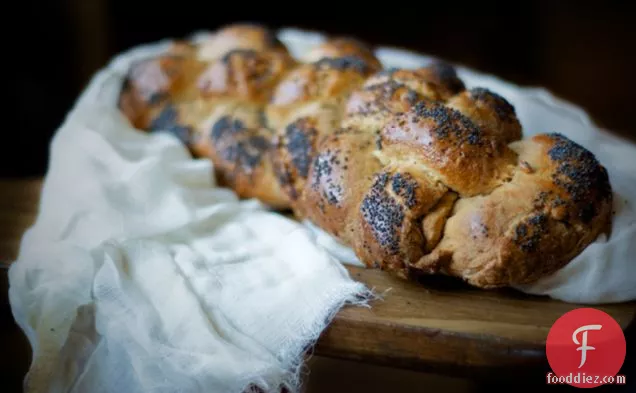 Sourdough Challah with Poppy Seeds