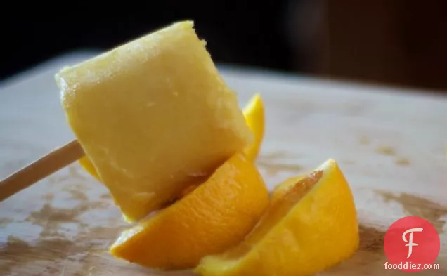 Homemade Orange Creamsicles