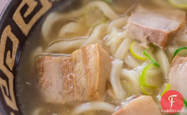 Buta Udon (udon With Braised Pork)
