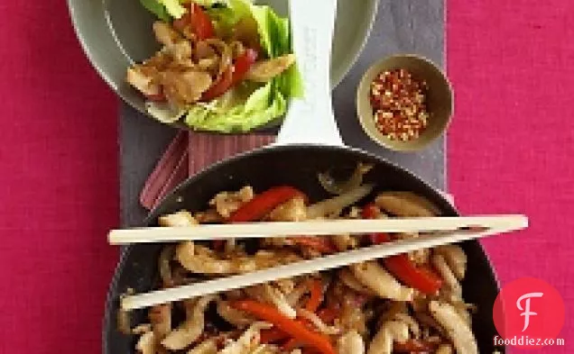 Chicken Stir-fry Wraps