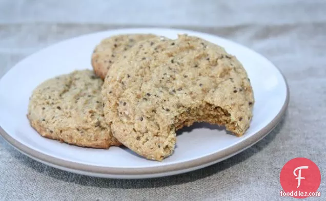 Almond Butter And Chia Seed Cookies