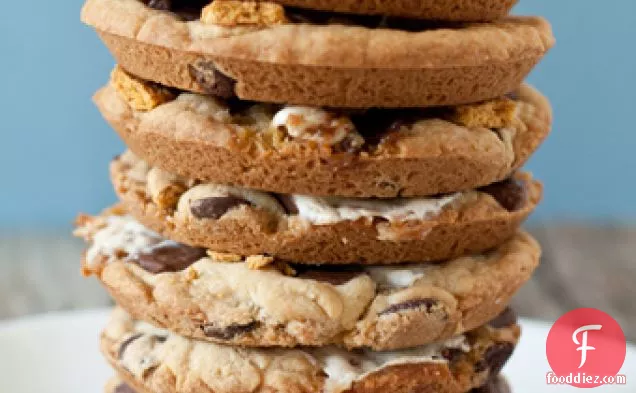 Giant S’mores Cookies