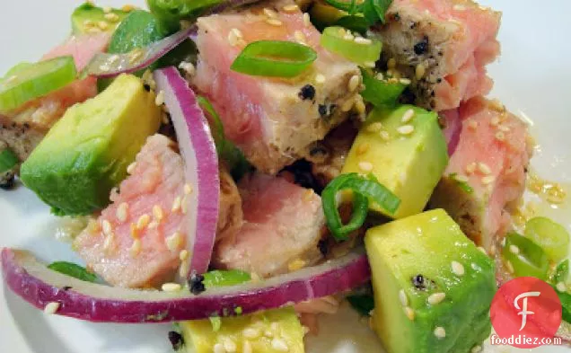 Grilled Tuna Avocado Salad