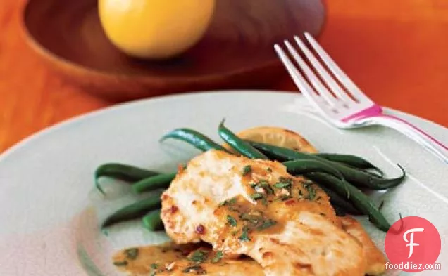 Lemon-Cilantro Chicken Scaloppine