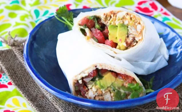 10-minute Vegan Breakfast Burritos