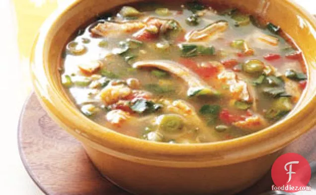 Chicken And Hominy Soup