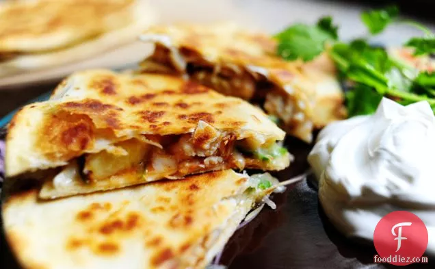 Grilled Chicken & Pineapple Quesadilla