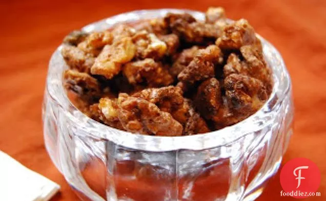 Savory And Sweet Spiced Walnuts