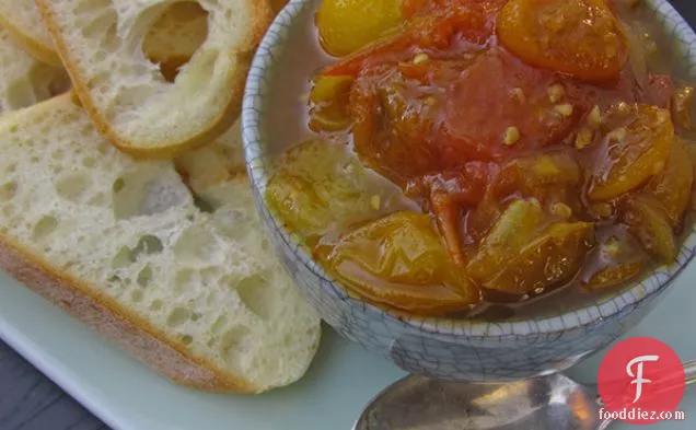 Spicy Tomato Kumquat Jam