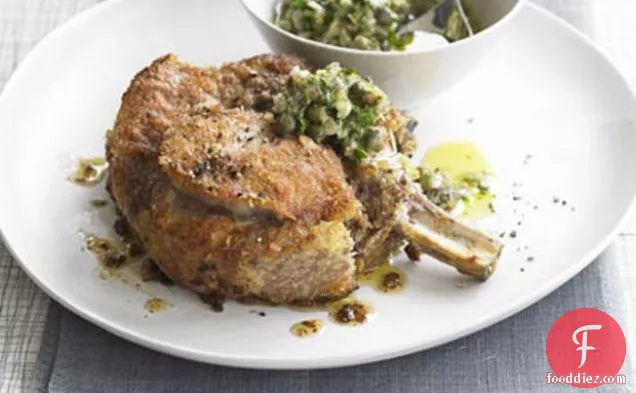 Parmesan-crusted Veal With Salsa Verde