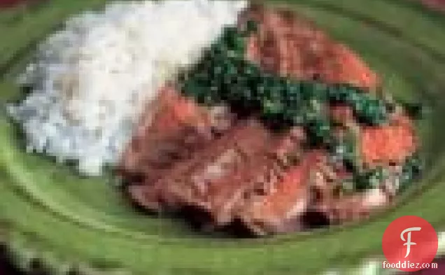 चिमिचुर्री के साथ ग्रिल्ड फ्लैंक स्टेक