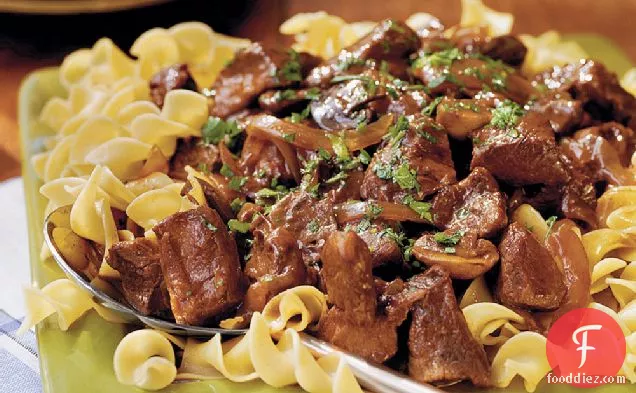 Beef With Red Wine Sauce