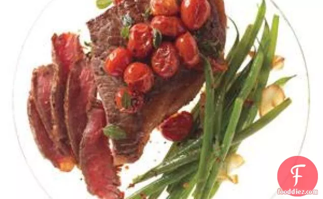 Steak With Skillet Tomatoes