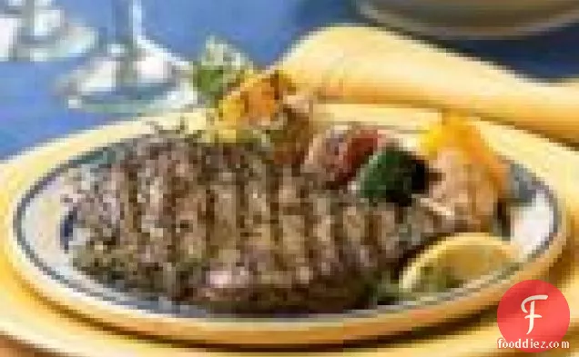 Tuscan Grilled Rib-eye Steaks
