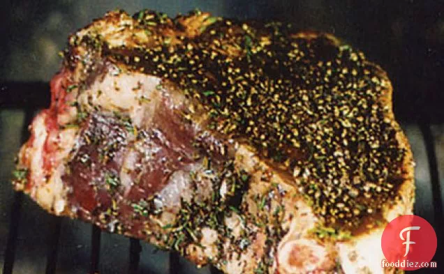 Balsamic and Rosemary-Marinated Florentine Steak