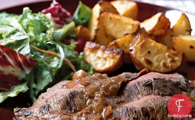 रोज़मेरी-मर्लोट फ्लैंक स्टेक