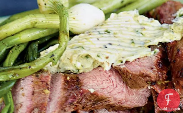 Grilled Tri-Tip with Citrus-Chile Butter