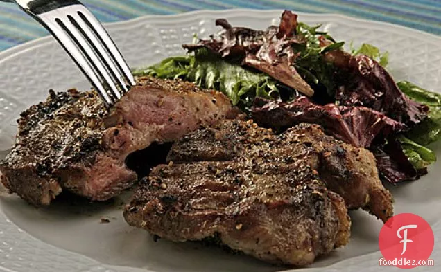 Grilled Pork Steaks With Fennel