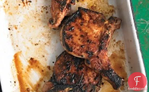 Grilled Pork Chops With Spice Paste