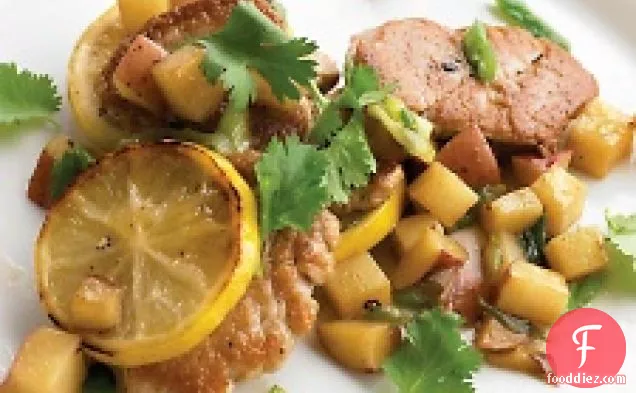 Pan-seared Pork With Potatoes And Lemon