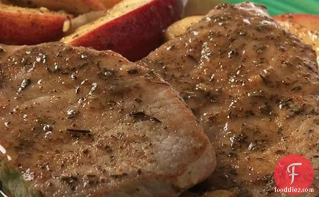 Apple And Sage Pork Chops