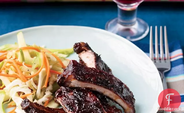 Apple-Glazed Barbecued Baby Back Ribs