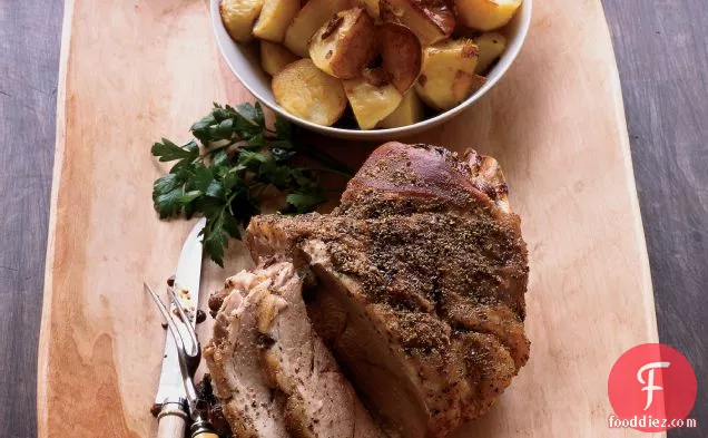 Roast Pork Shoulder with Fennel and Potatoes