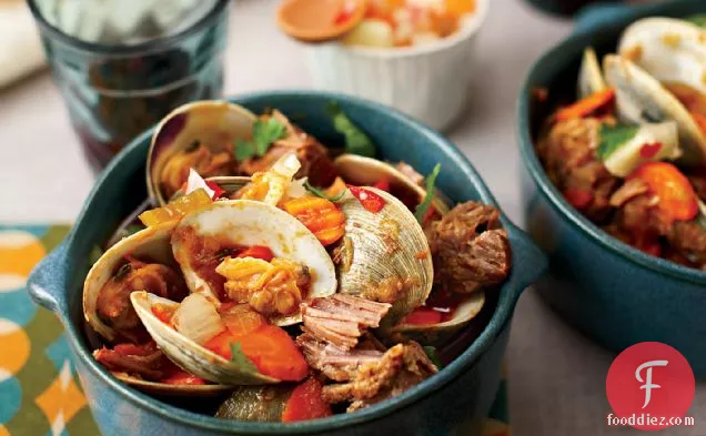 Braised Pork with Clams