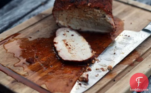 Spice Encrusted Smoked Pork Loin