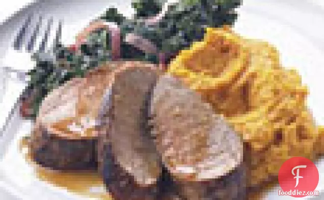 अदरक-मसालेदार पोर्क टेंडरलॉइन