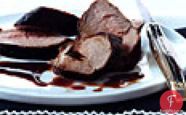 Pork Tenderloin with Pomegranate Sauce
