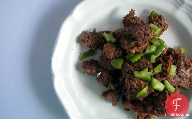 Fried Chicken Livers With New Mexico Chilies
