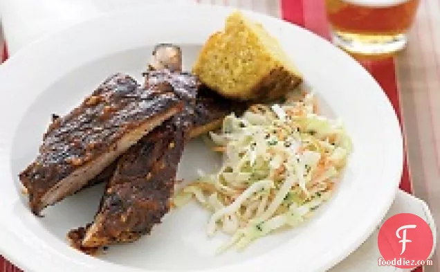 Grilled Spare Ribs With Barbecue Sauce