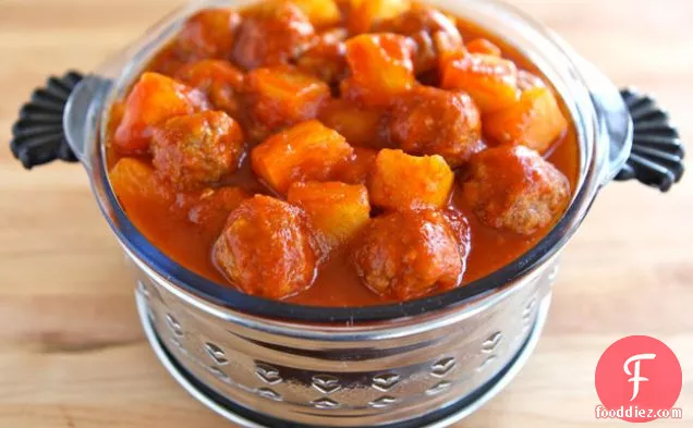 Passover Sweet and Sour Meatballs