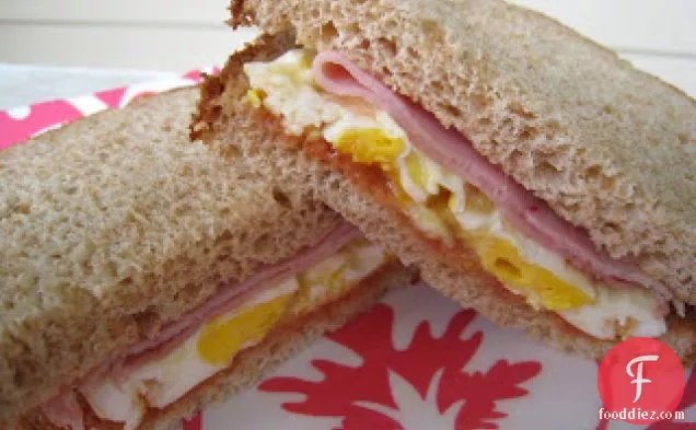 Daddy’s Egg & Ham Sandwiches
