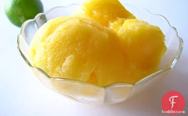 Mango-lime Ice (nieve De Mango Con Limon)