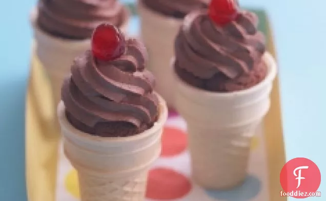 Chocolate Cupcake Ice-creams