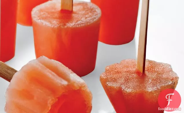 Ruby-Grapefruit-and-Campari Ice Pops