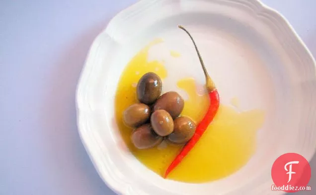 Home-cured Olives