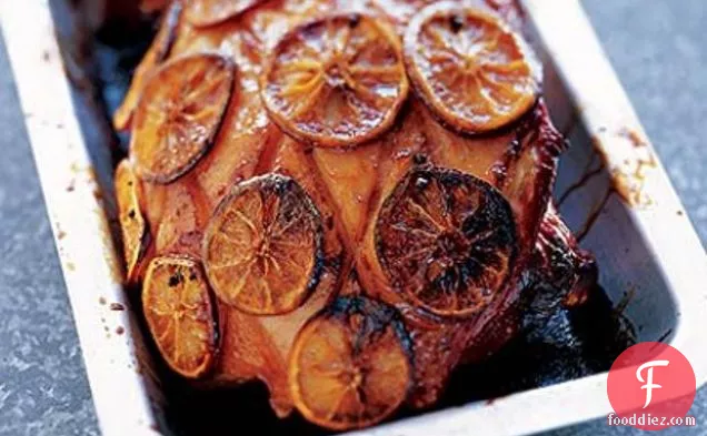 Baked Gammon With Spiced Oranges