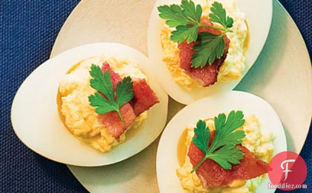 Deviled Eggs with Bacon