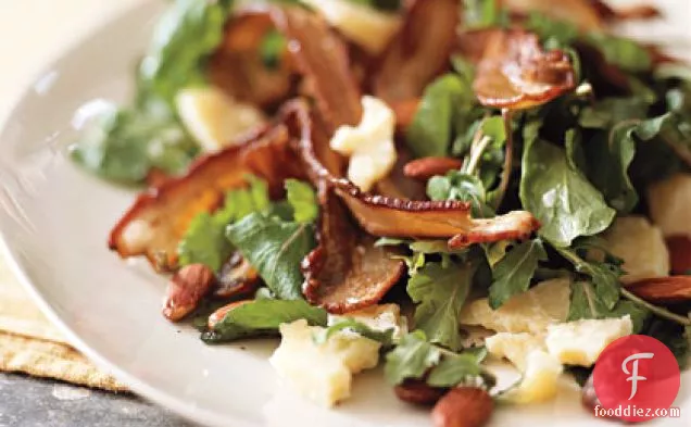 Arugula Salad with Dates and Bacon